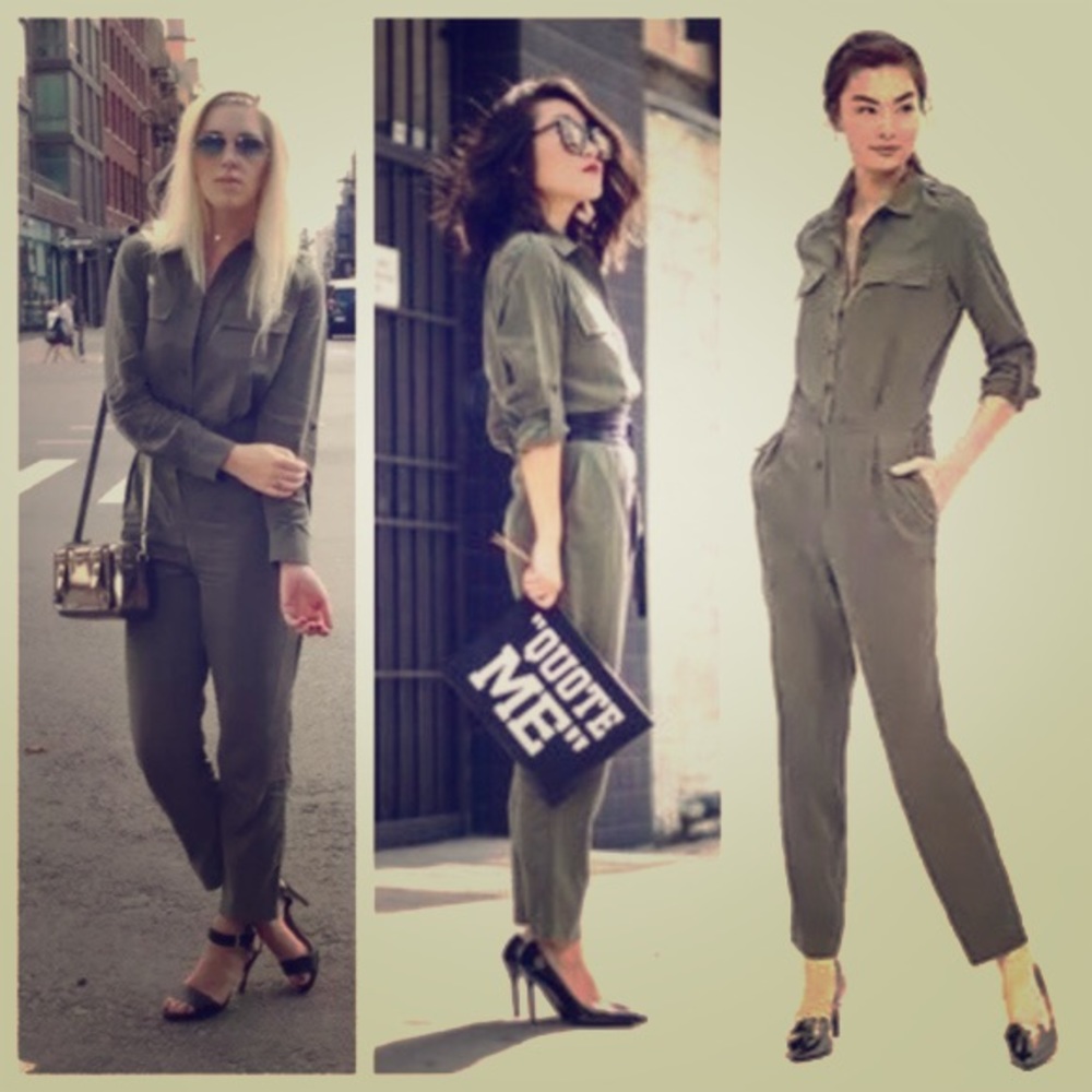 Banana Republic Olive green jumpsuit